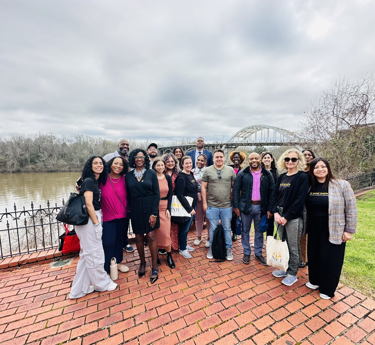 “I have a kinship to this bridge. Every year, I make it a point to go back to that bridge and cross that bridge. I’ve gone back the first weekend in March since 1965.” Congressman John Lewis

Thankful to be with @NJ_ISJ’s mighty team & board for our annual pilgrimage to #Selma59!