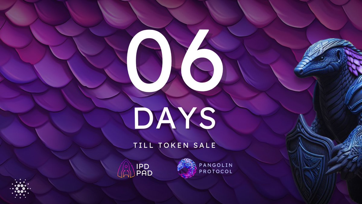 IPD PAD (@ipdpad) on Twitter photo “⏰ Tick-tock! Just 6 days and 16 hours left until the rounds open!
🚀 Join the game-changing escrow milestone payment service by <a href="/PangolinCardano/">Pangolin Protocol</a>.
Dive into the excitement – read our feature or explore their website now! 💳 #Countdown #IDP #IDO “⏰ Tick-tock! Just 6 days and 16 hours left until the rounds open!
🚀 Join the game-changing escrow milestone payment service by <a href="/PangolinCardano/">Pangolin Protocol</a>.
Dive into the excitement – read our feature or explore their website now! 💳 #Countdown #IDP #IDO