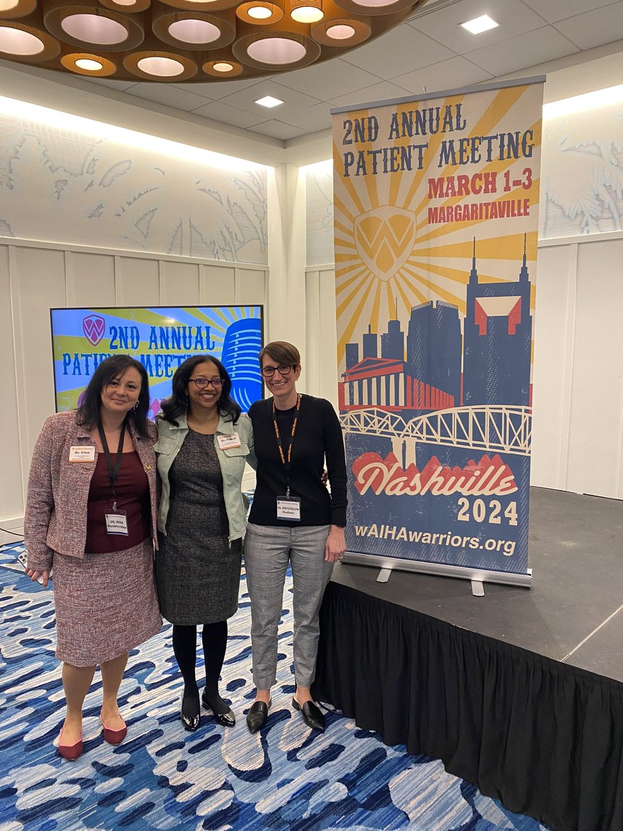 So honored for the opportunity to speak about my #AIHA #research at the #waihawarriors 2nd annual patient meeting - such a great event! #waiha #RareDisease <a href="/WAIHAWarriors/">wAIHA Warriors</a>