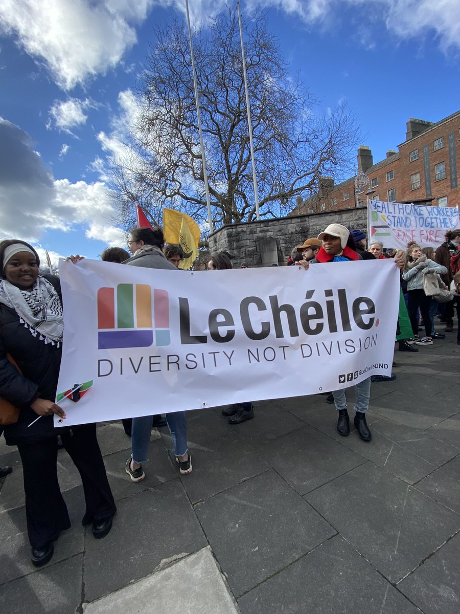 ForsaSouth's tweet photo. Great to see @forsa_union_ie at the Stand Together March in Dublin today against Racism , Hate &amp; War!✊
@LeCheileDND @ForsaLeft @forsa_youth @ForsaCork #RefugeesWelcome #DiversityNotDivision #Housing4All https://t.co/XWwm6mNm6Q