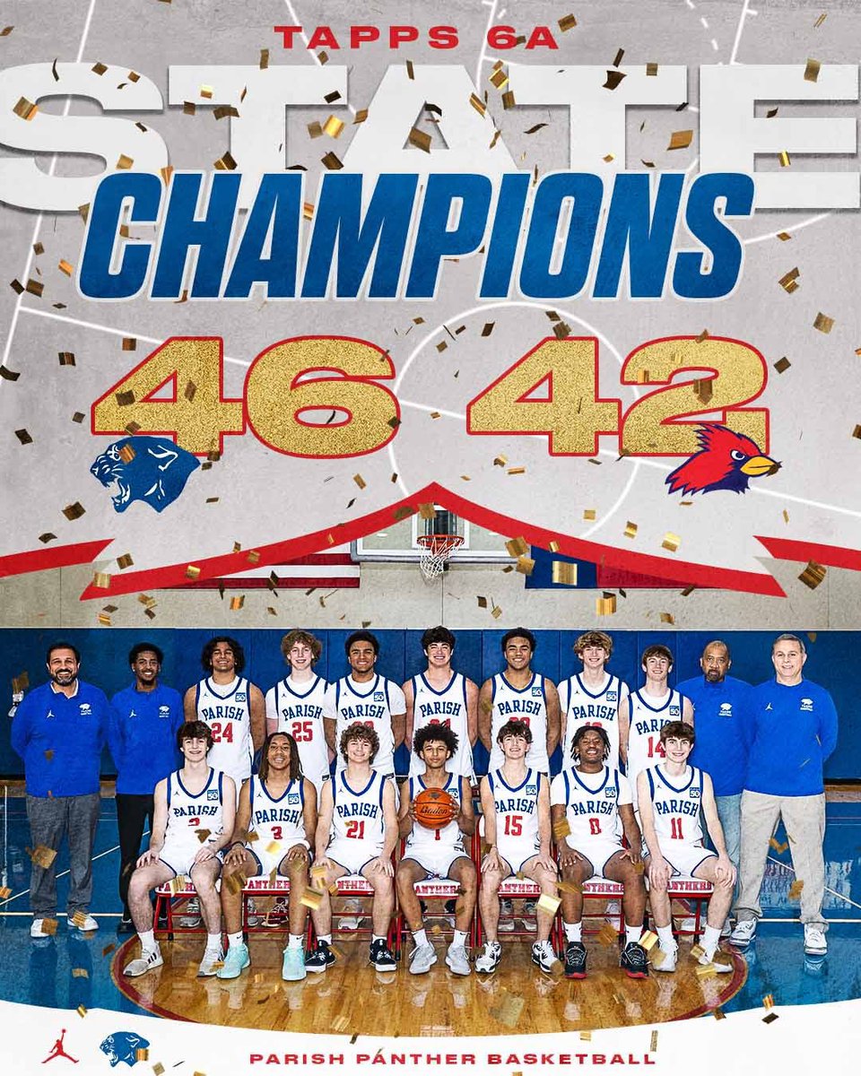 State champs!!!!!! @ParishBoysBball