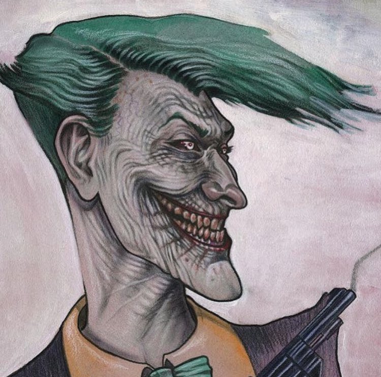 Joker getting wild. #joker #dccomics #batman #entenn #comicsart #horror #clownprinceofcrime