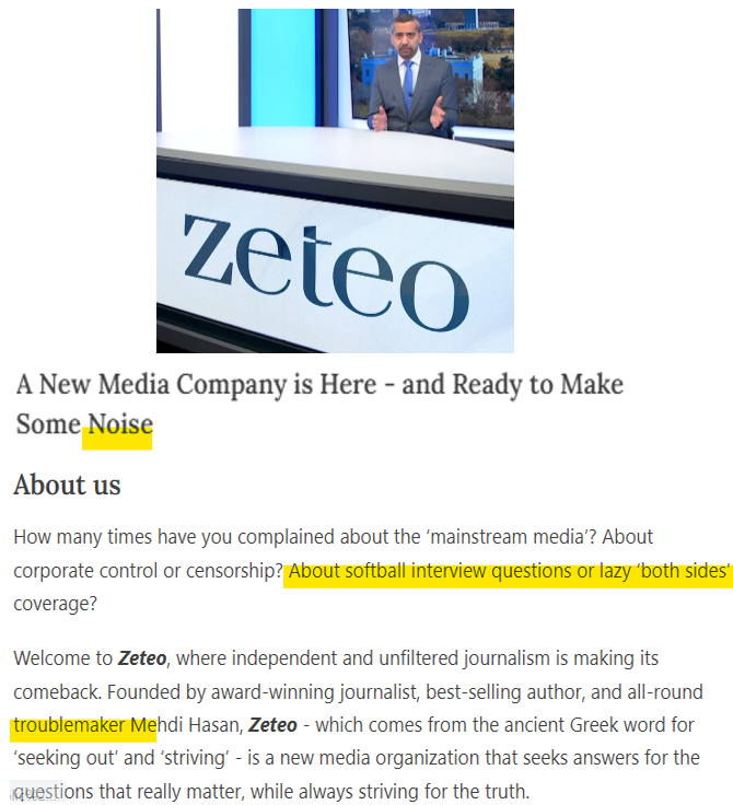 I subscribed to Zeteonews.com! Because: - I love the noisemakers, -and the troublemakers. Because: - I can't stand 'lazy', - lies aren't a 'side.' Also because @mehdirhasan promised namecalling (eg. 'fascist') on @PodSaveAmerica.