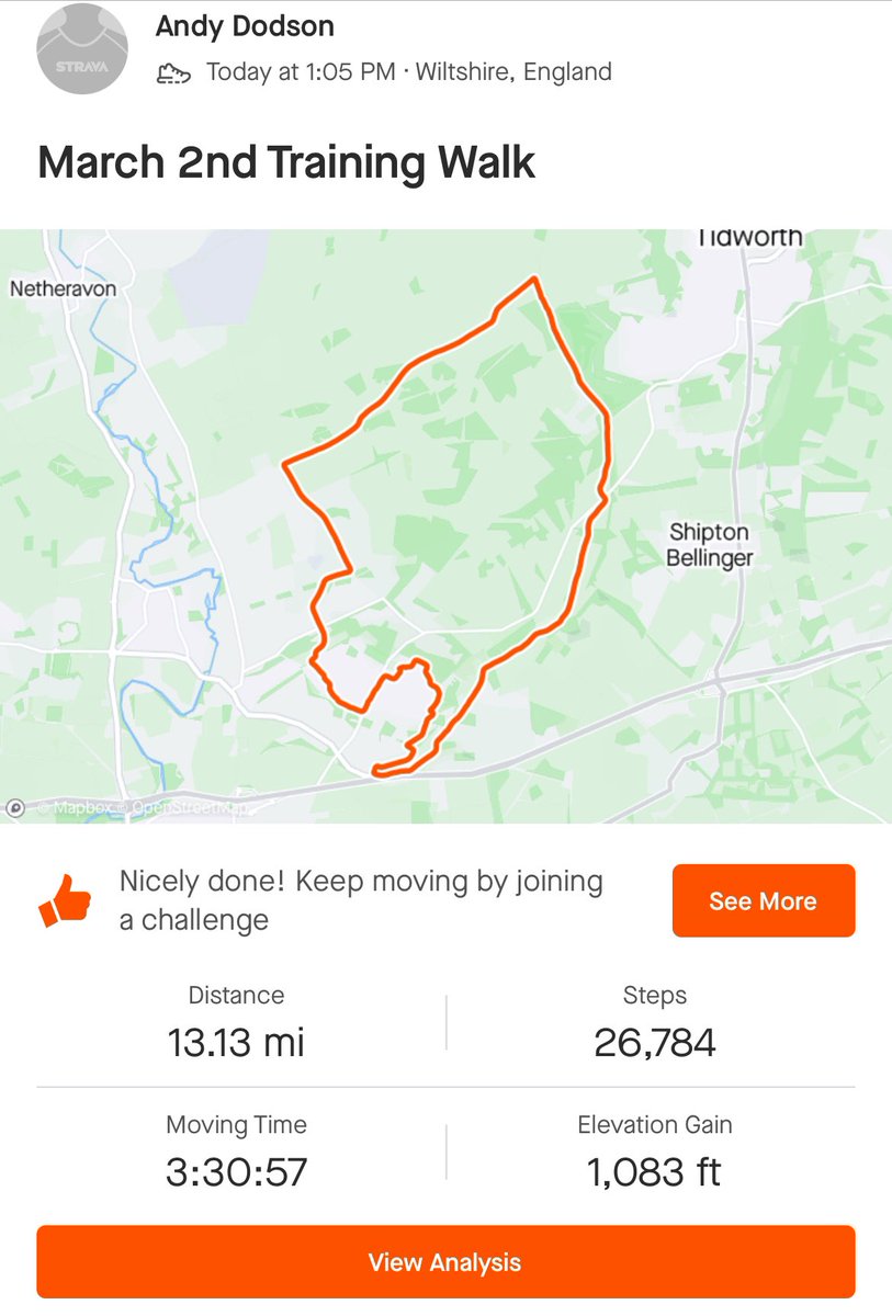 Bit of a leg stretch training for the Macmillan Norfolk Mighty Hike today. Pleased with the 16 minute mile pace so rewarding myself with a @yorkgin Outlaw.