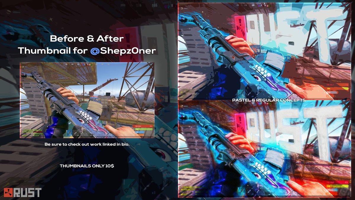 yMzno's tweet image. Client Thumbnail | @Shepz0ner⚡️
Behance.net/Mzno
- #Rust #Rusticated
♻️-❤️