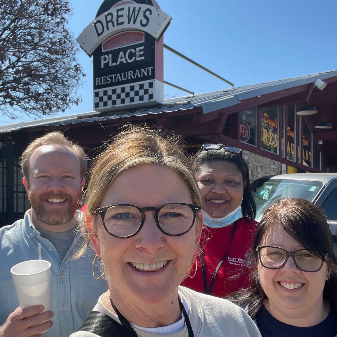 After putting together our districtwide Black History Month read-aloud event, our team wrapped up the week supporting Black businesses. Donuts and coffee for breakfast and Soul Food for lunch made for a delicious celebration! #FWISD #OneFortWorth #BlackHistoryMonth