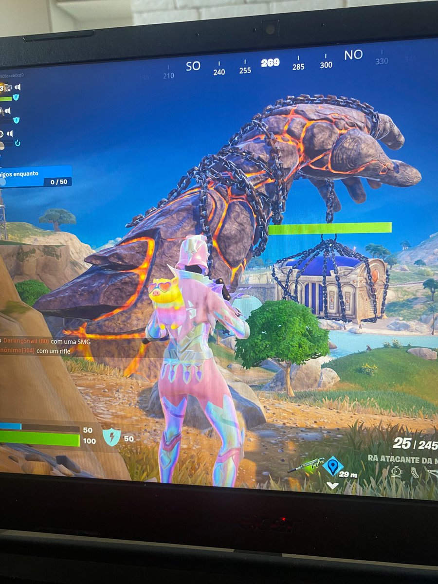 jogadortft's tweet image. Eis que a mão surgiu no Fortnite. To querendo entender esse evento.