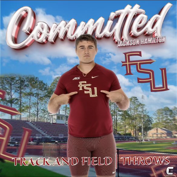 Jackson Hamilton (@jhamilton2024) on Twitter photo I’m EXTREMELY excited to announce my commitment to throw at Florida State University! 🍢🍢 I’m EXTREMELY excited to announce my commitment to throw at Florida State University! 🍢🍢