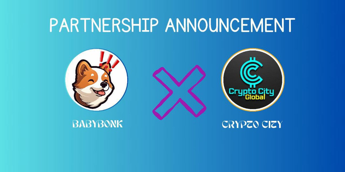 CryptoCity53's tweet photo. PARTNERSHIP ANNOUNCEMENT 🔥

‼️ We are thrilled to announce that we have made partnership with BABYBONK

BabyBonk is non-stop pushing their token; they're already bouncing hard from the ATH. I feel like this is going to be the next $BONK. They are already listed on major exchanges like Bitget, Mexc, and Gate, among others. The team is doing plenty of buybacks and has a great utility release coming soon.

But what is coming?

    - Soon, a new Tier 1 Listing
    - Lambo Giveaway,yes, you can win a Lamborghini soon
    - BonkRoyaleRelease in the next few days (Web2 Game) and soon the Web3 Version with integrated NFTs
    - Brazil Marketing
    - Massive RL Marketing (BabyBonk on the Streets)

BabyBonk ALL SOCIAL

💬 https://t.co/eNIYOaf7Oh
✖️ https://t.co/0gmvv1j0gm
🔗 https://t.co/zQMj4IMtGI