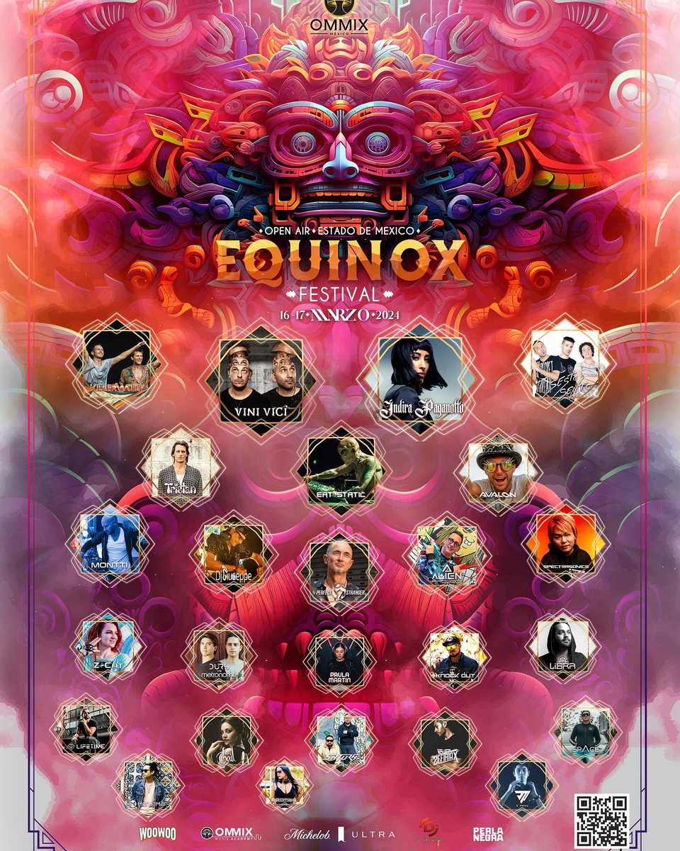 ¿Están listos para celebrar 20 años de EQUINOX FESTIVAL?🌞 Serán 2 días de festival (16-17 de marzo) a cargo de @OmmixMexico y un Line Up irrepetible: @IndiraPaganotto @vinivicimusic y muchos mucho #psytrance #equinox2024 #festival Boletos aquí: ommix.ticketly.mx/equinox