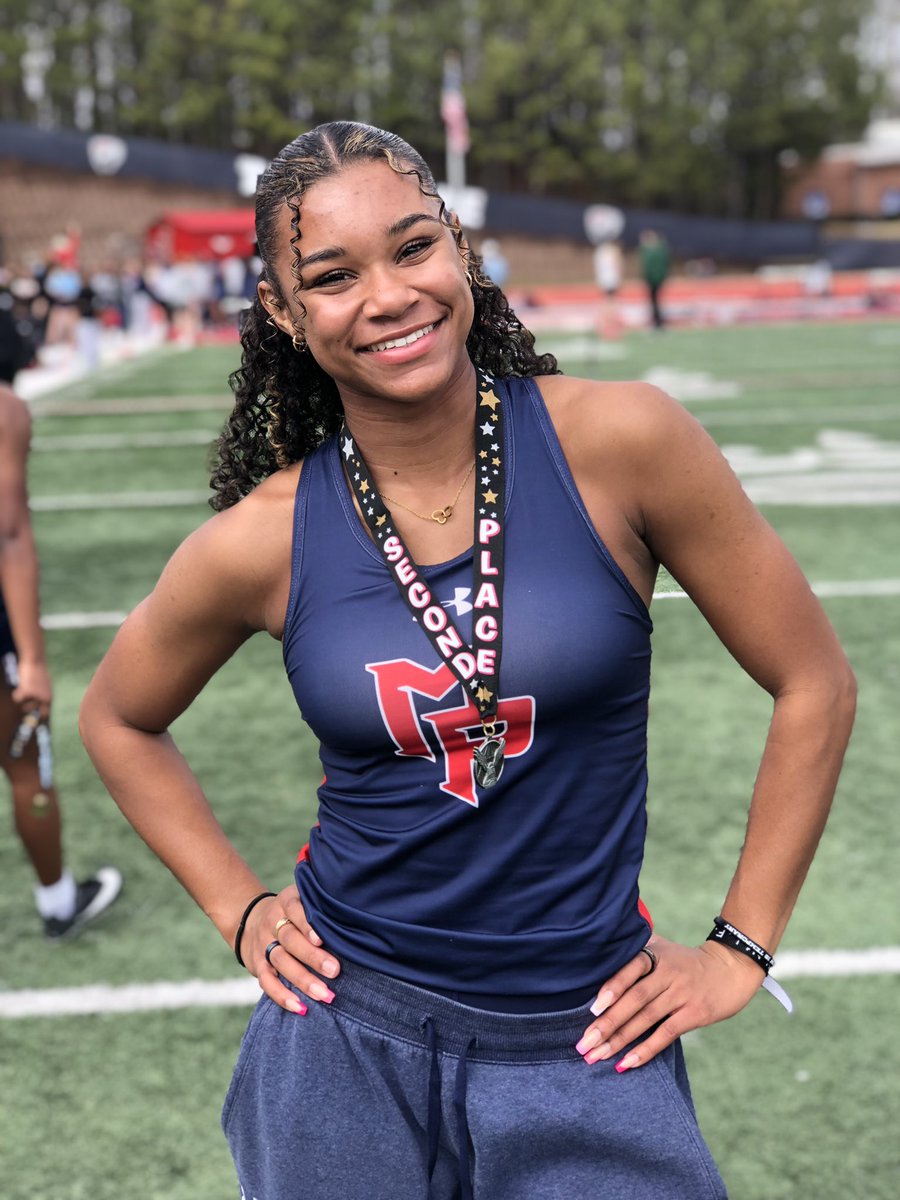 Savannah Simmons places 2nd in the 100m with a PR of 12.38! Great job Savannah!