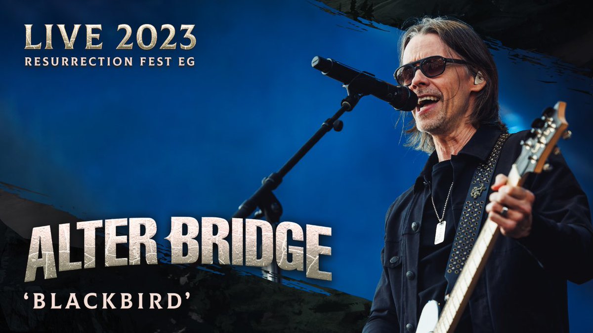 Amazing, new video of 55,000 fans rocking to Blackbird at Resurrection Fest in Spain 🇪🇸 in 2023
#AlterBridge 
youtu.be/Igvem2rcUvc?si…