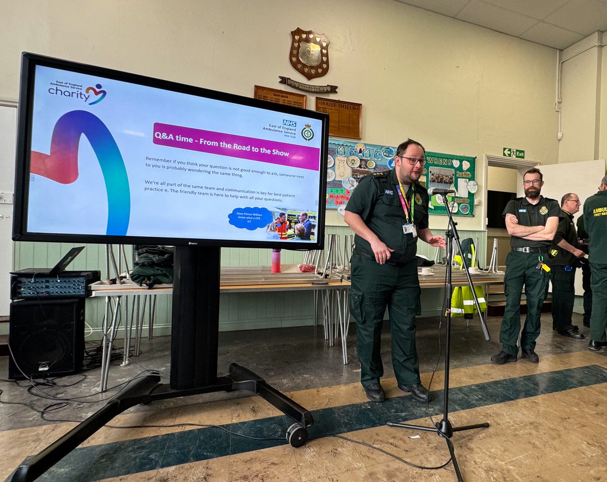 Brilliant to spend the day in Norfolk at @EEAST_CFRS event today…. Fantastic turn out and some great sessions. Big thank you to the whole team who put all the work in to make it happen 👍🏻