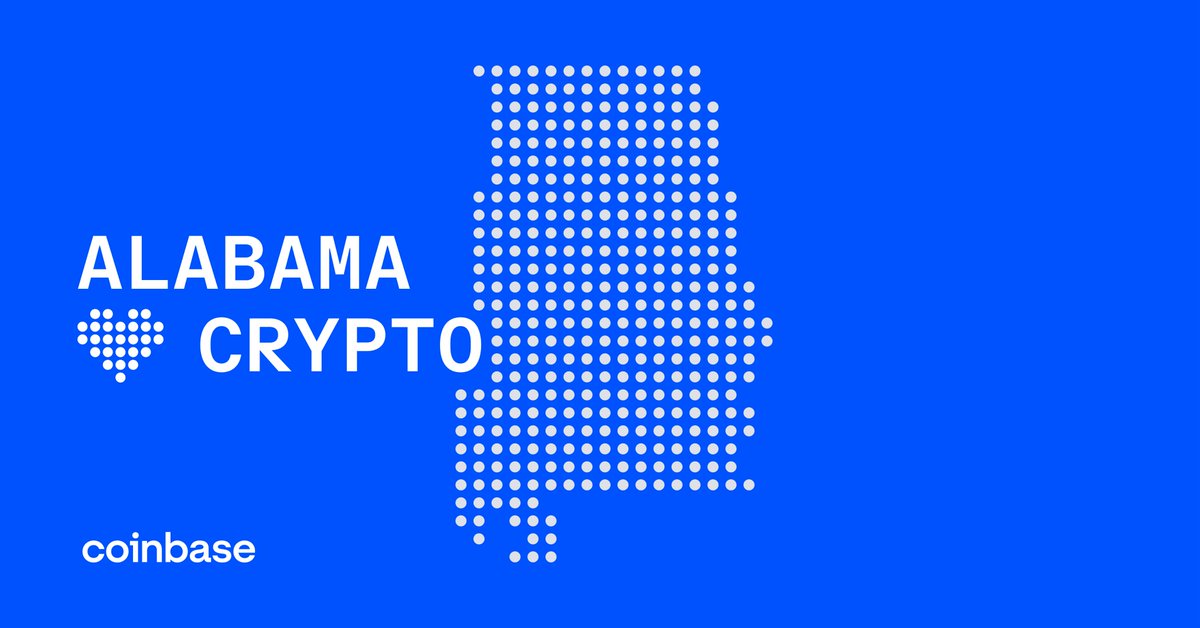 Alabama stands with crypto.

18% of voting-age Alabamans own digital assets.
And they care about where candidates stand on crypto.

Read on ↓
coinbase.com/blog/alabama-v…