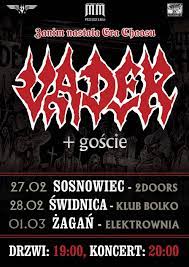 THIS DAY IN VADER: On March 1st 2015 Vader was playing at 'Elektrownia' in Zagan (Poland).