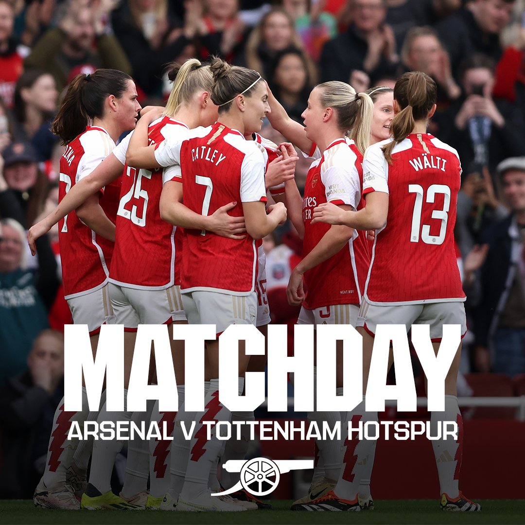 ArsenalWFC's tweet photo. 🔴 𝗠𝗔𝗧𝗖𝗛𝘿𝘼𝙔 ⚪️

Arsenal v Tottenham Hotspur at Emirates Stadium

Here's our official match preview 👇