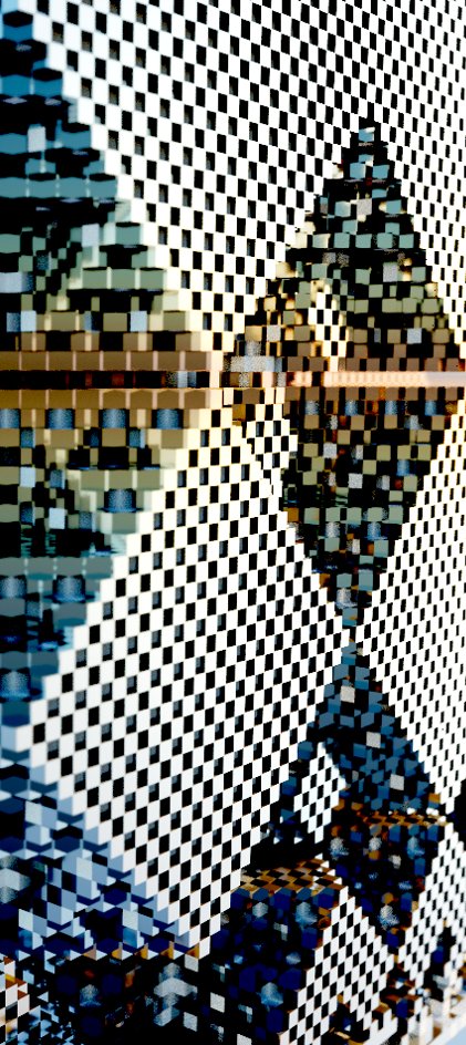 _nekropunk's tweet image. cutout of raw wip,
just testing and cleaning today

🖤🖤🖤
#shaderart #pathtracing