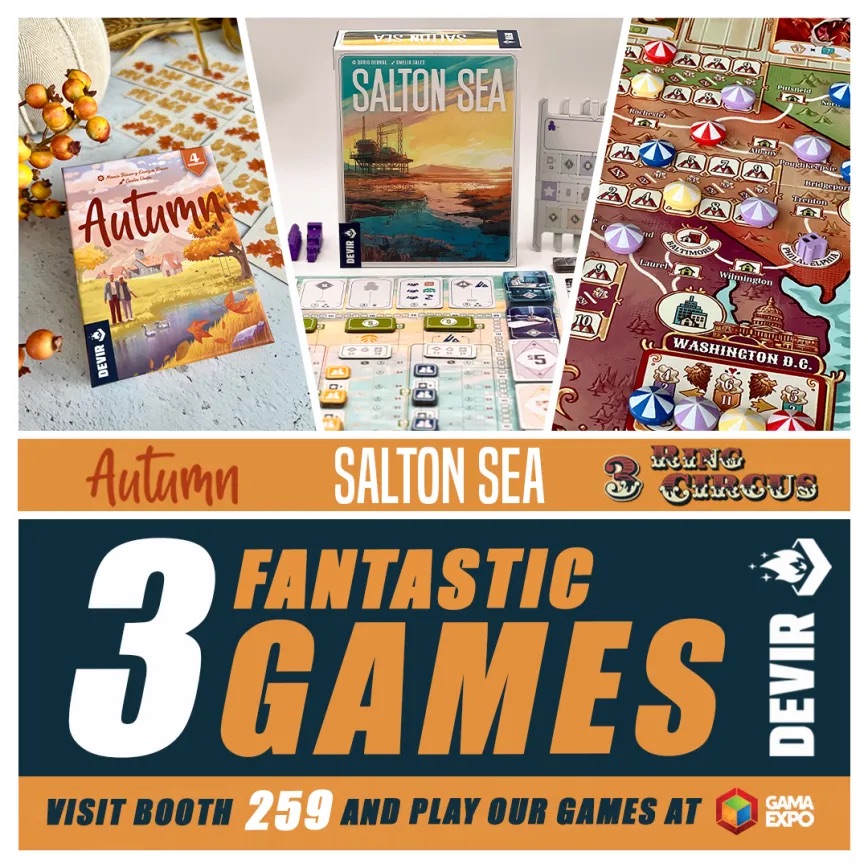 devirgames's tweet photo. The GAMA Expo is almost here! Devir will be at booth 256, lets play some games! https://t.co/hjpckvn7bW