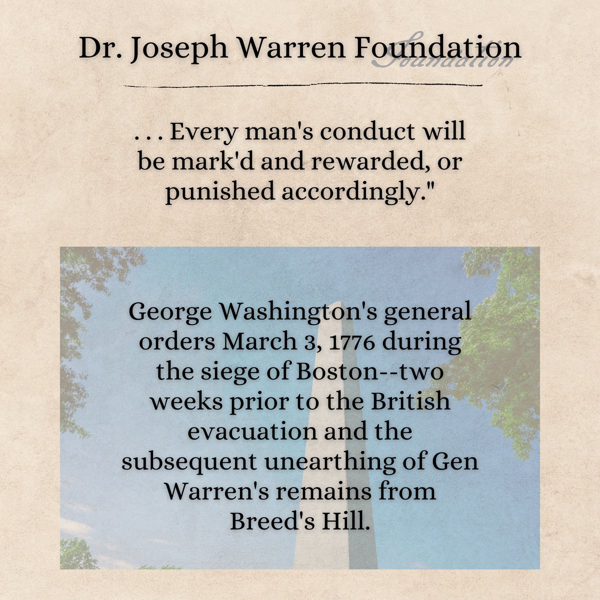 #americanrevolution #bunkerhill #warrencounty #18thcentury #eighteenthcentury #historymatters #martyr #foundingfather #georgewashington #britishevacuation #breedshill #boston #generalorders