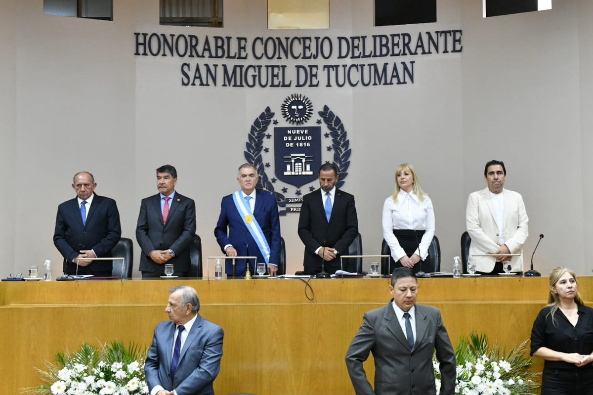 En carácter de invitado, y en mi rol de diputado del MERCOSUR, participé del acto de apertura de sesiones ordinarias del Honorable Concejo Deliberante de la Ciudad de San Miguel de Tucumán.