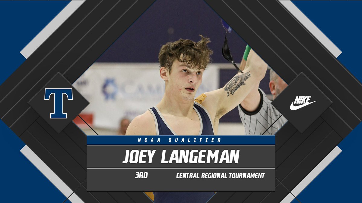JOEY LANGEMAN QUALIFIES FOR THE NATIONAL TOURNAMENT
Congratulations to senior Joseph Langeman for qualifying for his first national tournament with a 3rd place finish at the regional tournament. 
#EAT | #TrineTough
