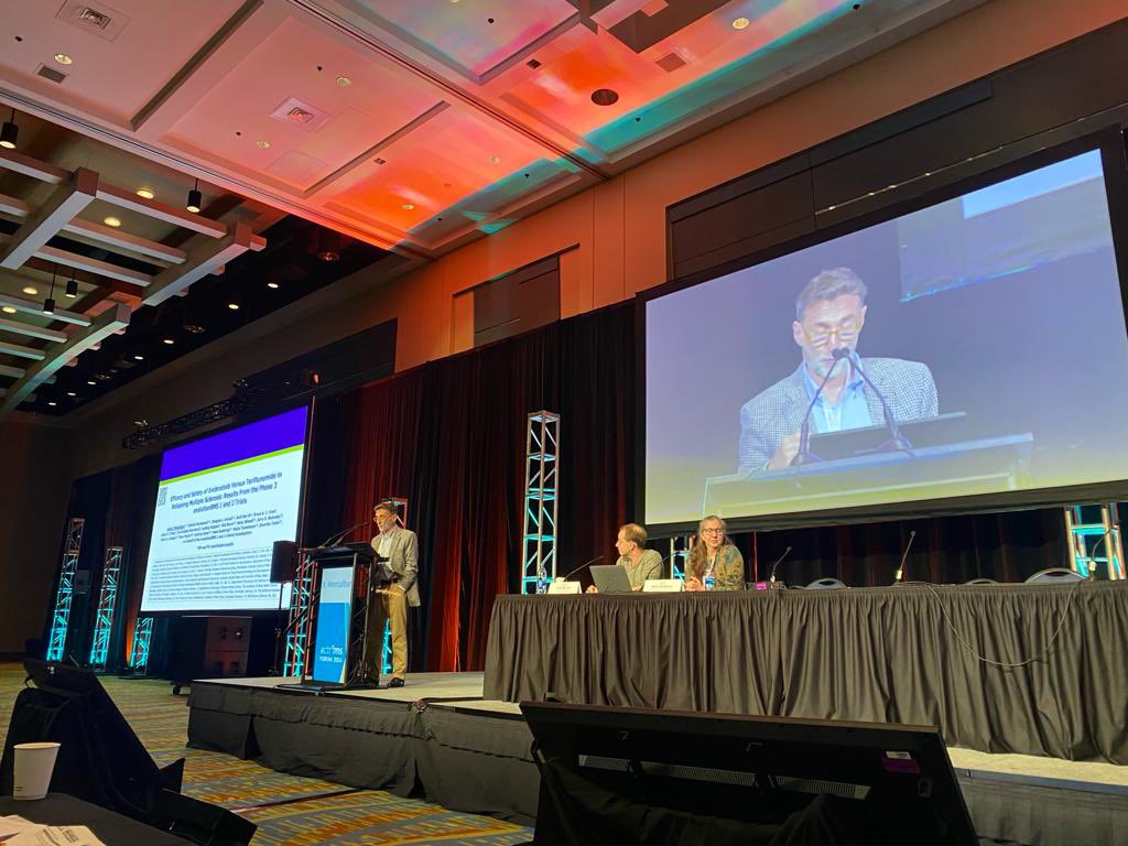 Quite unhappy to present at @ACTRIMS the negative results of the phase 3 trials of evobrutinib. Let's hope that the other BTKi that are coming will be positive for the good of our PW #multiplesclerosis