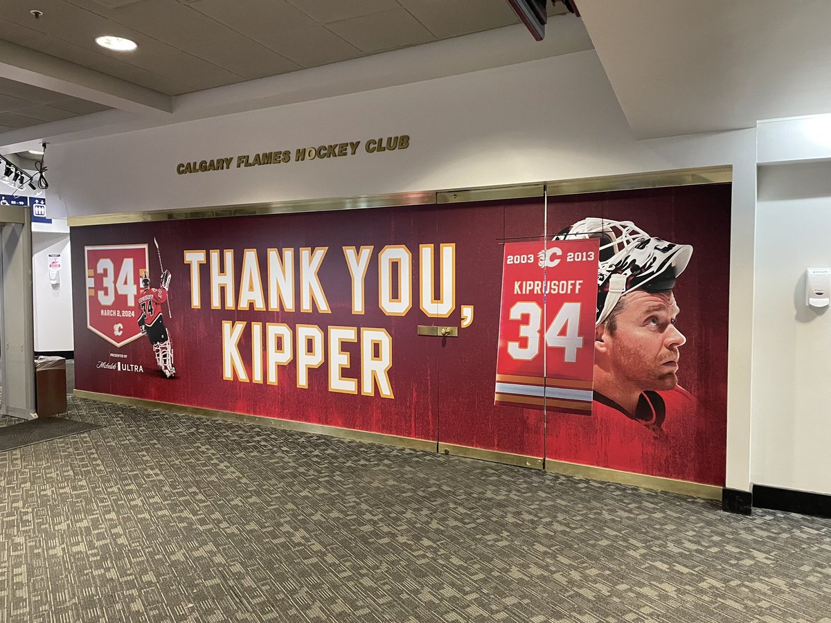 YYC_Chick's tweet image. If you’re coming to the most anticipated Flames game of the season, please leave early and drive safe, the roads are not nice out there.
Doors open: 5:30pm
Ceremony: 6:20pm
Warmup: 7:30pm
Game: 8:00pm

See ya there! ❤️‍🔥🔥❤️‍🔥