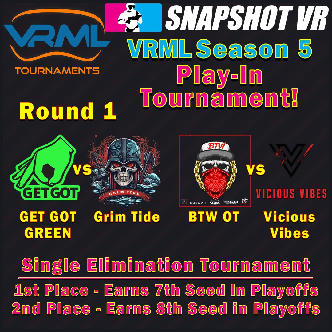 Snapshot VR Master League tweet media