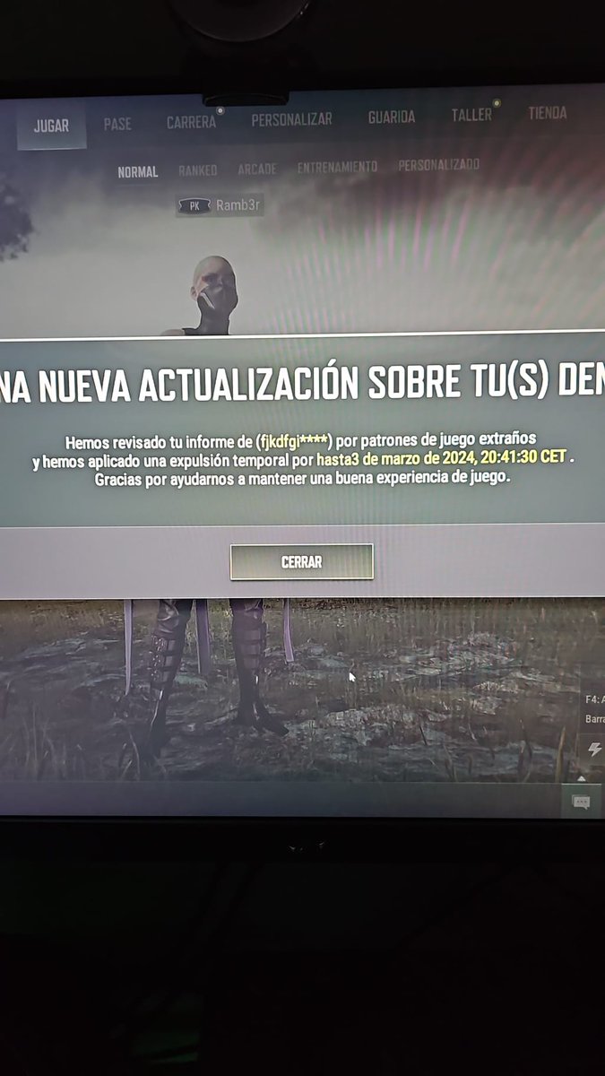 AngelCezon's tweet photo. @PUBG_SP exageradisimo cómo está de chetos el juego o lo arreglan o la comunidad se buscará otro juego, como pueden jugar personajes como este qué saben donde está todo el mundo. https://t.co/cLhJtZNWqN