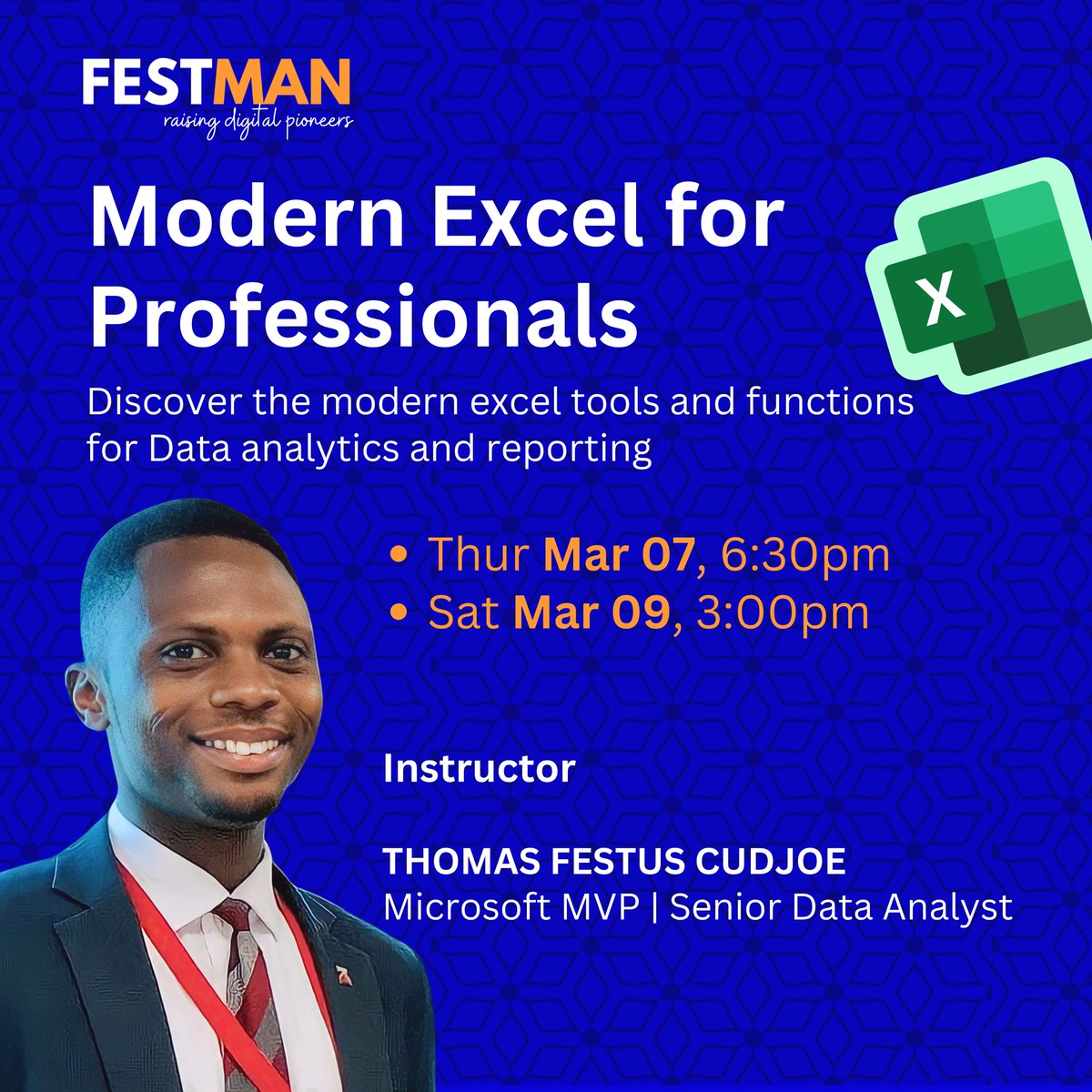 While Excel has evolved into a powerhouse for data analysis and reporting, many professionals remain stuck in the past, wasting time with inefficient techniques.

Join our sponsored webinar and learn the new tools in Excel.
chat.whatsapp.com/FP7TuCSDTC89S9…
