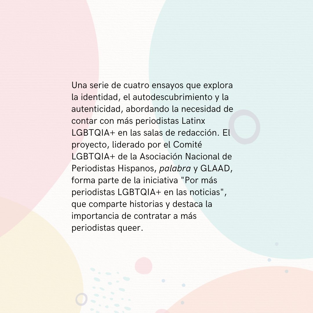 palabranahj's tweet image. En la serie "#SerReal ", cuatro periodistas comparten sus travesías navegando la identidad, la fe,  el idioma y la autoexpresión. Desde acoger la identidad latine hasta desafiar estereotipos, se destaca el poder de la representación LGBTQIA+ en noticias.🔗 bit.ly/49spugV