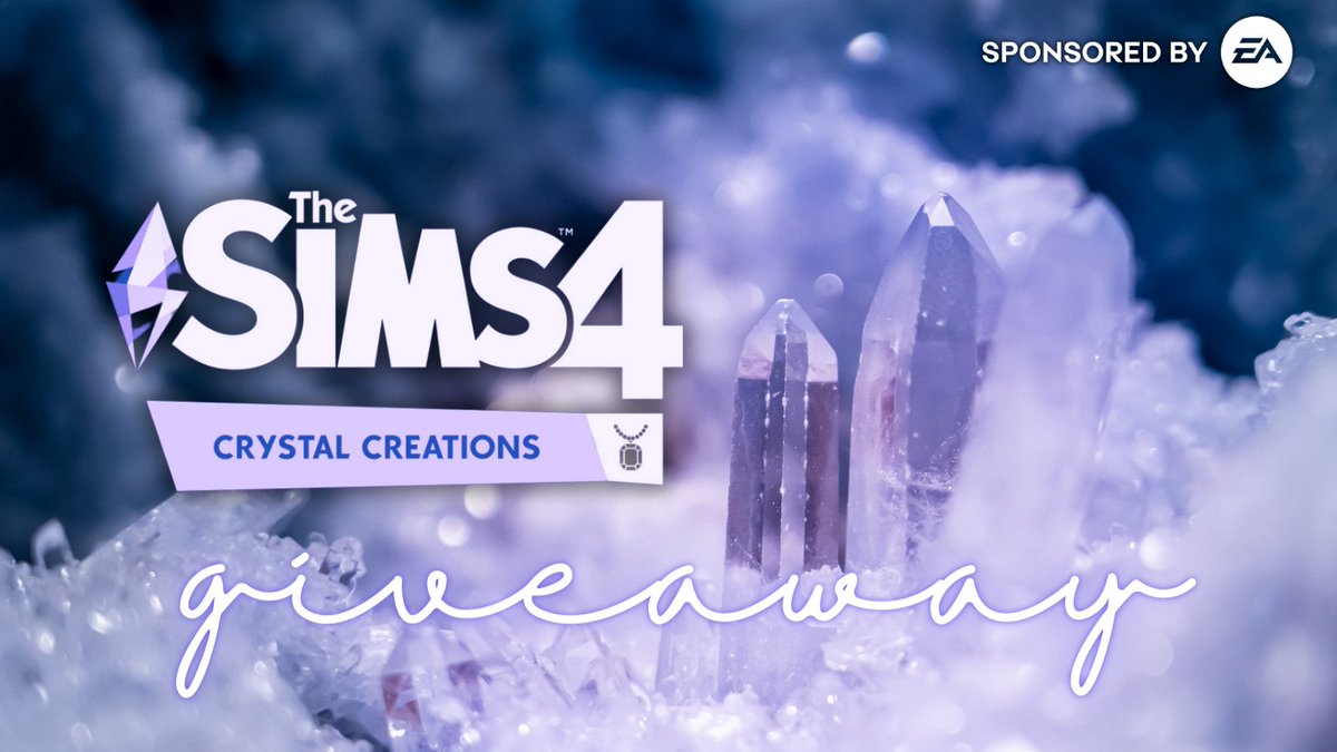 #TheSims4CrystalCreations is here, so let's give away few copies to the community!

To enter: 
✨ Leave a comment 
✨ Retweet  
✨ Like

💎 PC only (sorry my console babies 😭 console giveaway coming soon!)

Winner will be drawn on March 4th! Keep those DM's open 💗#TheSims4