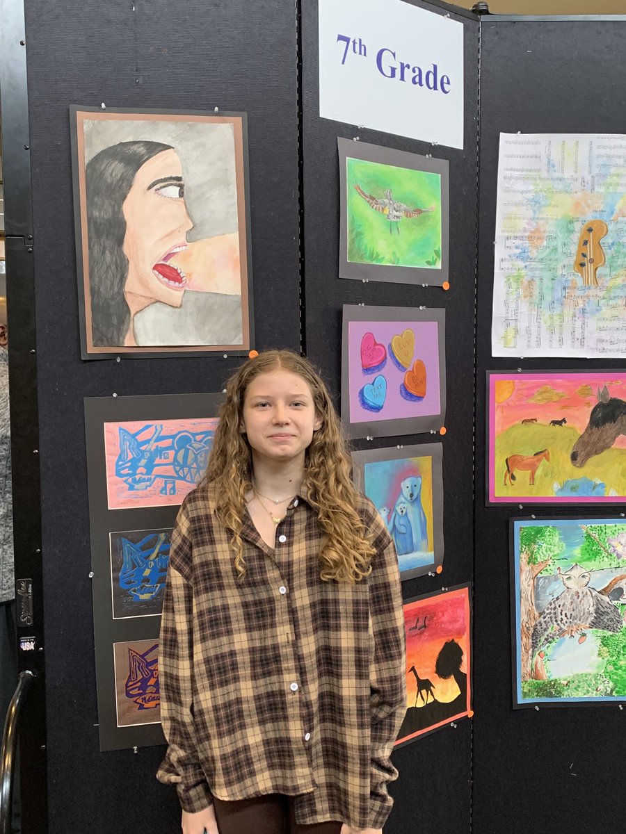 palmermiddleart's tweet photo. Beautiful show ⁦@MariettaHigh⁩ today! So much talent from these cobb county middle and high school artists ⁦@PalmerMiddle⁩ https://t.co/7MPefN7pax