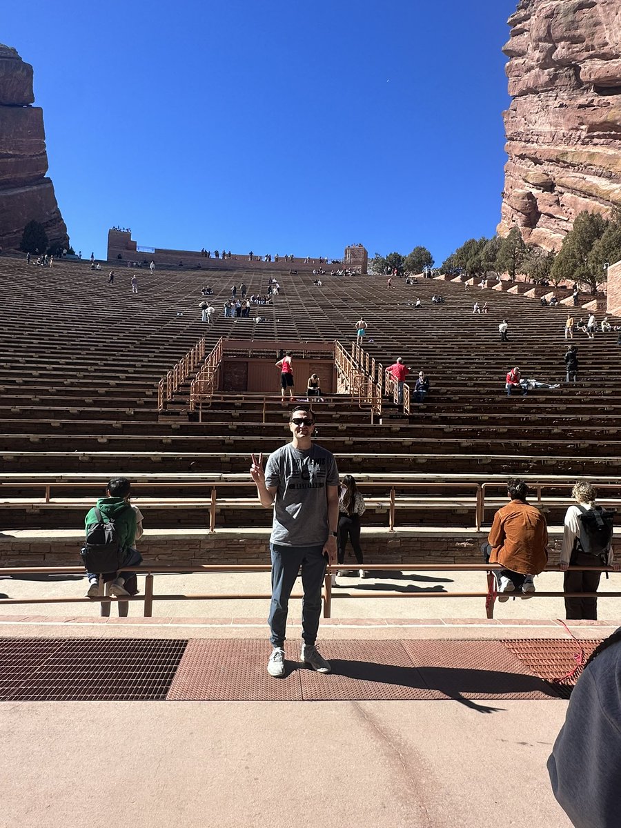 Saturday Morning Spent At Red Rocks 🔥 With Family 🤩 #AllIn #ToTheTop 💙🦅