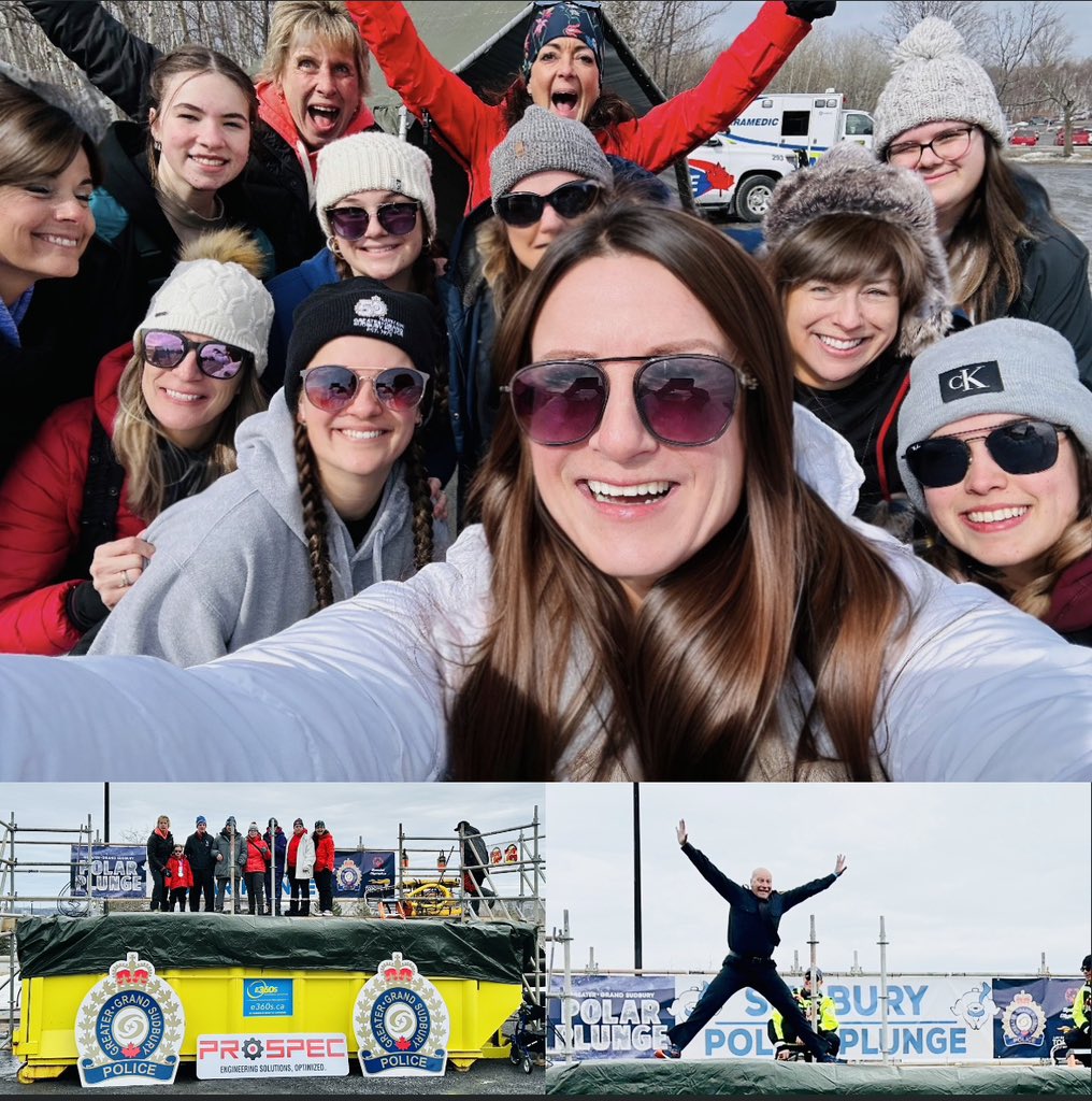 So much fun, teamwork, camaraderie and community spirit in support of 2024 #Sudbury @SOOntario - Big shout out to our Olympians, families & friends and everyone who made this incredible event possible! #Freezin4aReason #PolarPlunge #PlungeON #GreaterSudbury #SpecialOlympics