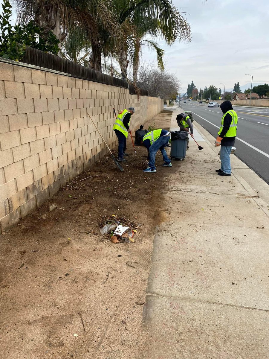 Transforming Lives and Streets with Salvation Army Riverside Corps and Moreno Valley's Homeless-to-Work Program! 🌟 Check out our homeless-to-work crew in action, making a real difference by cleaning up the streets. #TheSalvationArmy #Riverside #MorenoValley #DoingTheMostGood