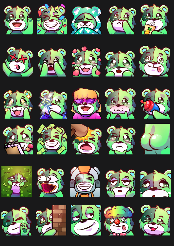 LabCorner1's tweet photo. Emotes for my one of the best client! @Matronic_ ✌️❤️ #twitch #kick #youtube #discord #emotes #drawing https://t.co/rFe5bPTsXT
