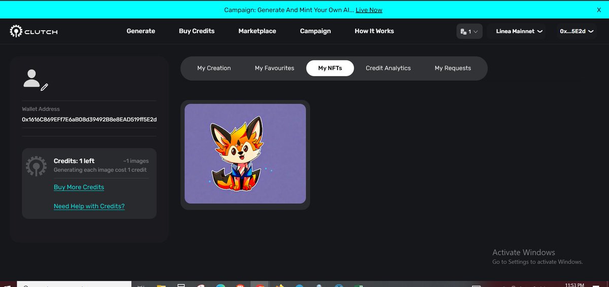 akbarakbar910's tweet photo. I just minted my favorite fox on @LineaBuild 🦊 
#WeLikeTheFox https://t.co/YveTSof2b1