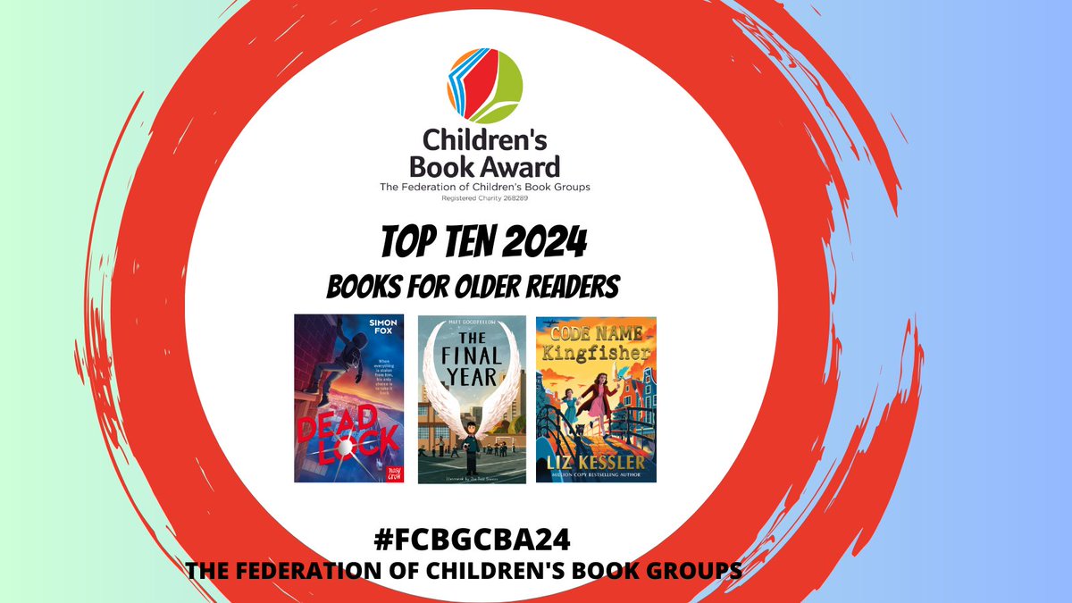 Here is a closer look at the shortlisted books in the #FCBGCBA24 Books for the Older Readers Category of the TOP 10. Congratulations to the authors and illustrators of the 3 shortlisted books! #Simonfox @EarlyTrain @lizkesslerbooks @NosyCrow @OtterBarryBooks @simonkids_UK