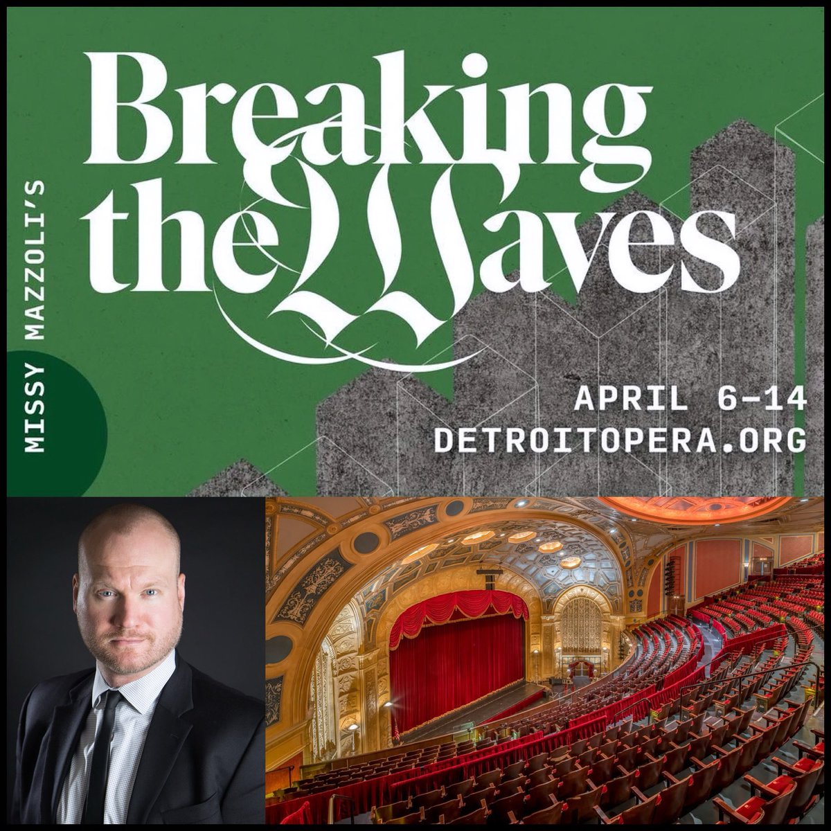 Looking forward to jumping into this fantastic score and making a company debut with Detroit Opera this next month! #Opera #Detroit #DetroitOpera #BreakingtheWaves