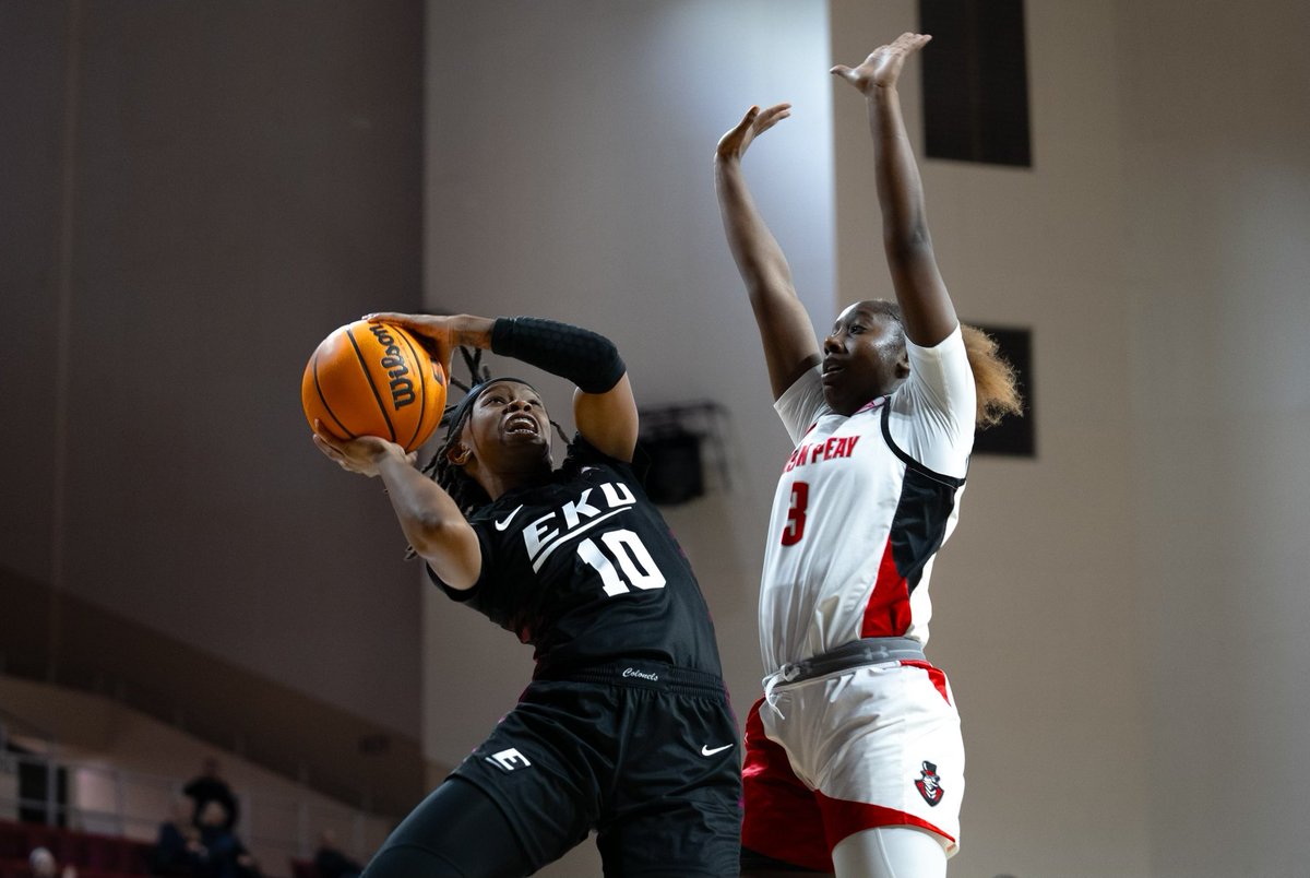 SportsEP's tweet image. On Thursday, Feb. 29, Eastern Kentucky University (EKU) women’s basketball team, ranked 4th in the Atlantic Sun (ASUN) conference, fell to Austin Peay State University (APSU), ranked 6th, in a conference game at home. 

Read more on our website. Link in bio.