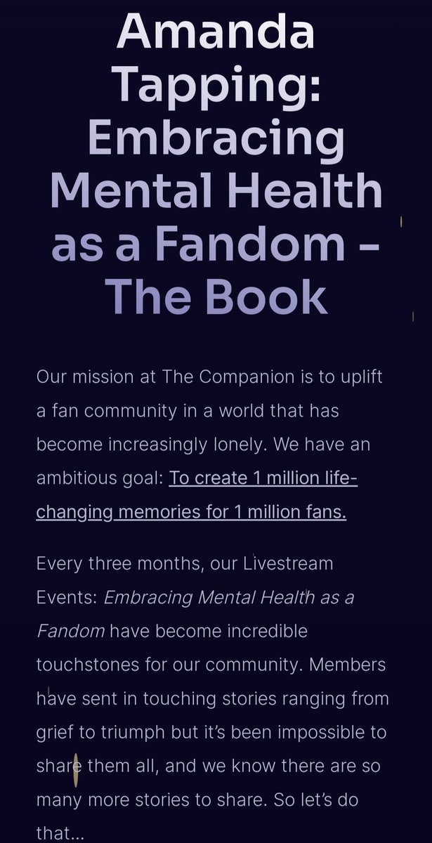Thank you @TheCompanionApp @3friesshort @terylrothery for sharing your stories with us! It was great as always. And oh my gosh I can't believe you're creating a book with @amandatapping that's just perfect. Thank you so much for your work and all your heart that you put into it!