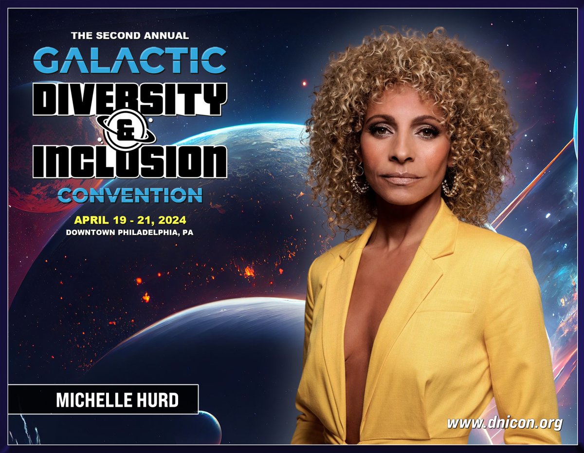 We’re completely thrilled to reveal the amazing @ItsMichelleHurd is joining us at #dnicon in April. We of course, best know Michelle as the incredible ‘Raffi Musiker’ from ST:Picard Get your tickets @ bit.ly/dni2024 Congrats to @AlexWW1701 for winning the photo op!