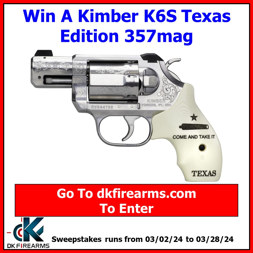 New Gun Giveaway At DK Firearms! WIN A Kimber K6S Texas Edition 357mag! dkfirearms.com/gun-giveaway/ #gungiveaway