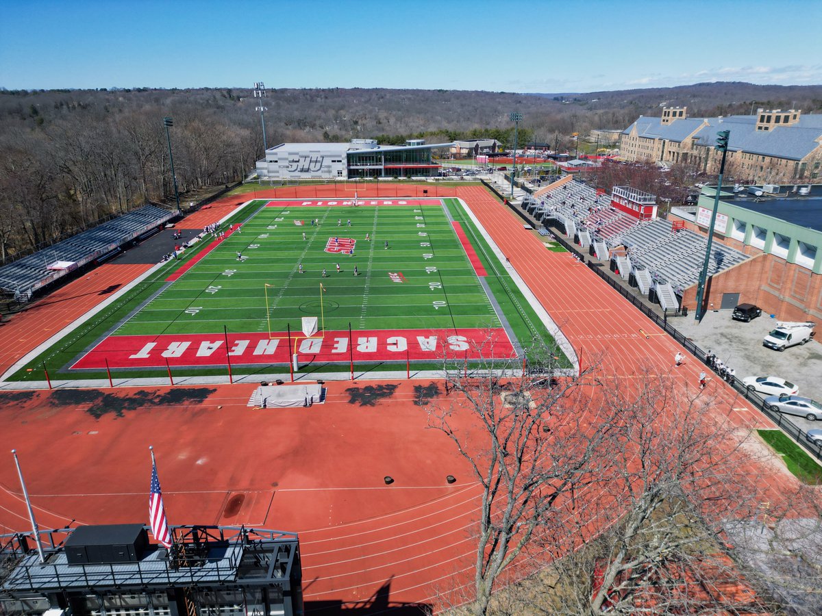 Hello, Campus Field! 👋🏼 ❤️ #WeAreSHU #SHUViews