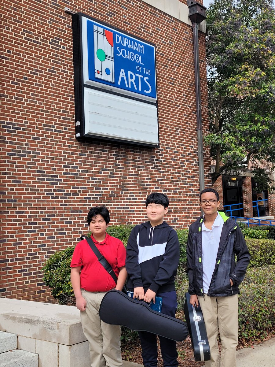These CCS AIG students are gifted and talented in so many ways!  So glad to have the opportunity to support some of  71st Classical's finest at the Junior Eastern Regional Orchestra auditions in Durham. Shout out to the best orchestra teacher in CCS, Mr. Paul Kirkpatrick!