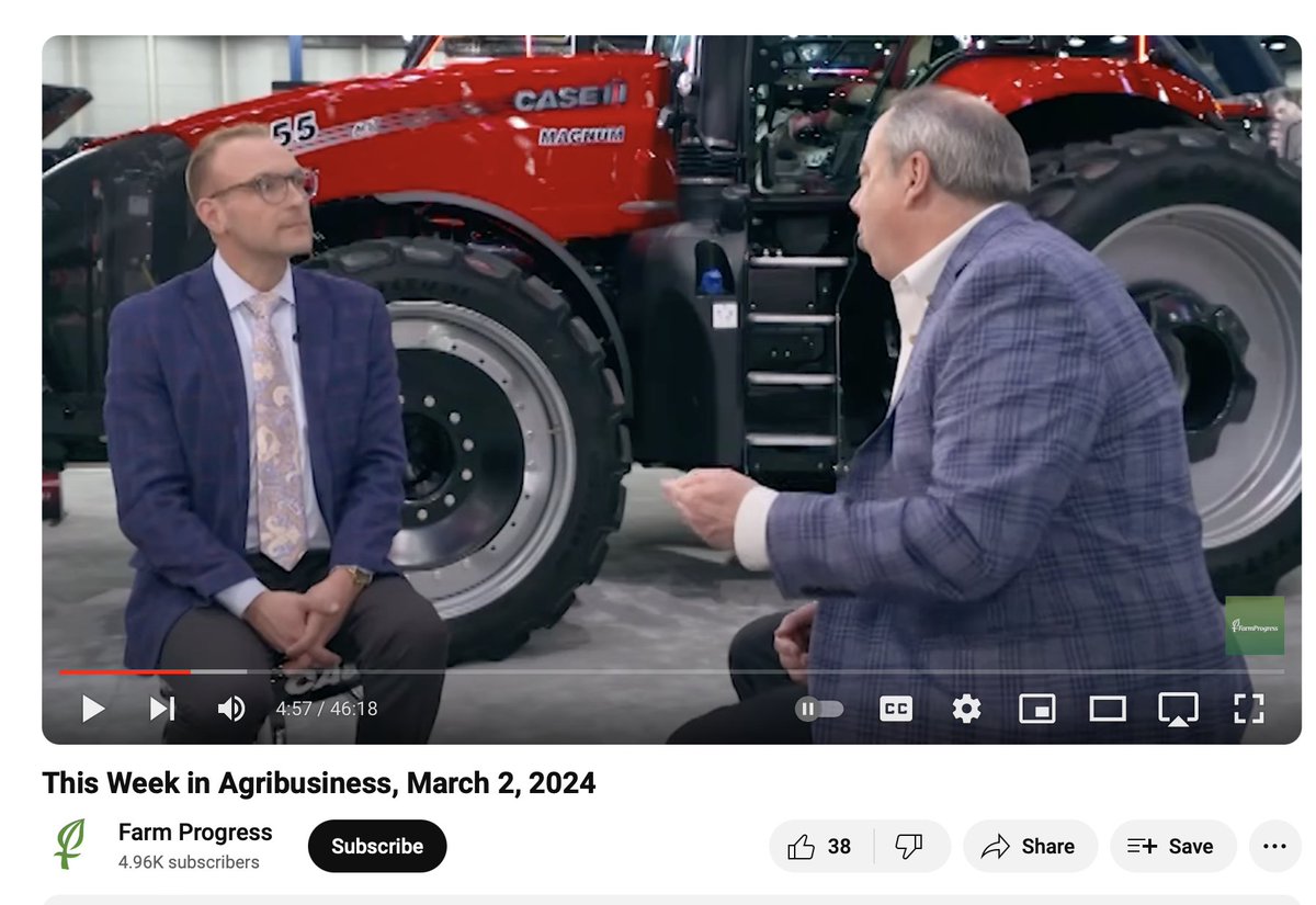 AgMarket.Net® (@agmarket_net) on Twitter photo .<a href="/agbizweek/">This Week in Ag</a> is from <a href="/ComClassic/">Commodity Classic</a>! <a href="/jpmccormick3/">Jim McCormick</a> talks markets with <a href="/PearsonCattle/">Mike Pearson</a> here. #Classic24
Link:
hubs.li/Q02mXpkr0 .<a href="/agbizweek/">This Week in Ag</a> is from <a href="/ComClassic/">Commodity Classic</a>! <a href="/jpmccormick3/">Jim McCormick</a> talks markets with <a href="/PearsonCattle/">Mike Pearson</a> here. #Classic24
Link:
hubs.li/Q02mXpkr0
