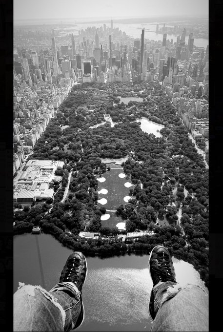 This Is My Favorite Photo I&rsquo;ve Ever Taken As I Flew Over My Home &amp; The Middle Of Central Park  Capturing
