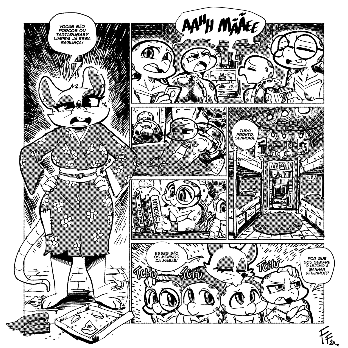 fabianodraw's tweet photo. E se as tartarugas tivessem uma mãe. https://t.co/ozm0iYmfGQ