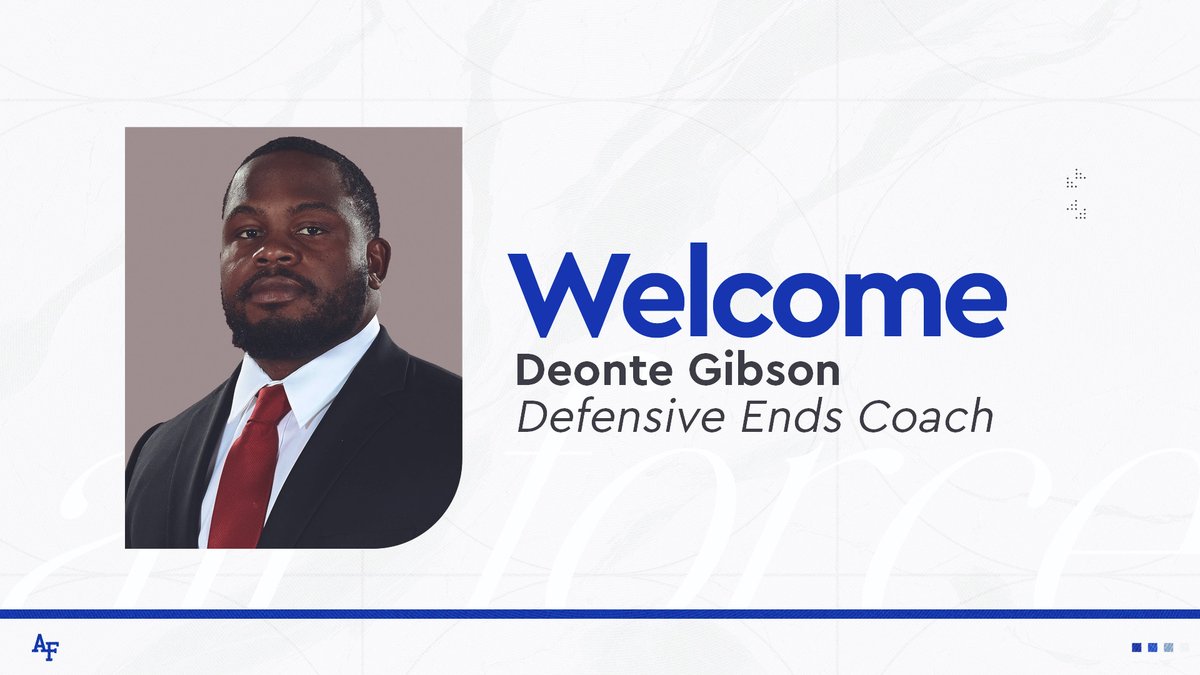Deonte Gibson named defensive ends coach at Air Force bit.ly/430kJZz